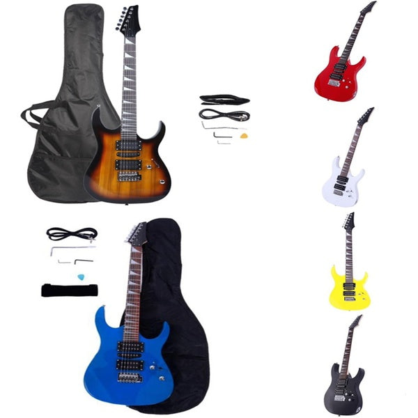 Professional Electric Bass Guitar with Strap Amp Wire Accessories and Bag （Cannot Ship To POBOX) Matron Inn