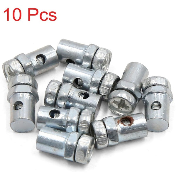 Universal 10Pcs Motorcycle Brake Line Wire Hose Fixed Bolts Screws Fastener Throttle Cable Solderless Nipple