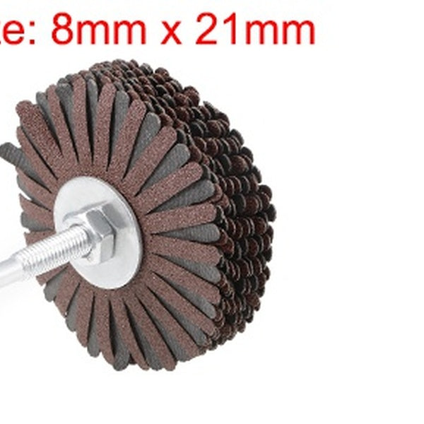 Roue à lamelles en tissu abrasif étoile de ponçage tige 1-4 de pouce pour le travail du bois sculpture de meubles polissage grain 150