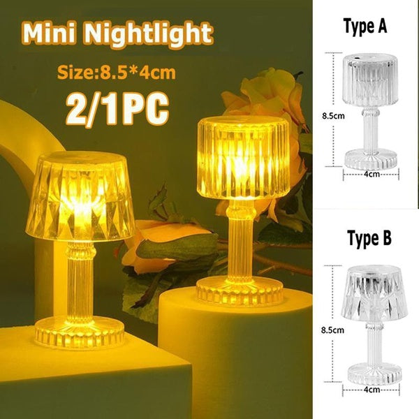 2-1Pc LED Atmosphere Mini Light Table Lamp Decoration Pendant Small Desk Lamp Small Night Light