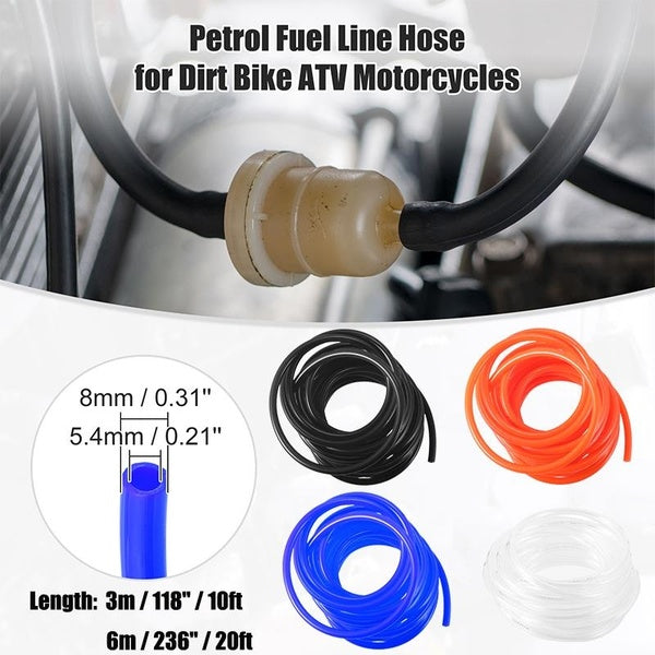 Tube Carburateur Ligne de ventilation de carburant Ligne de gaz universelle Tube de tuyau d'essence pour ATV Dirt Bike Go Kart Cyclomoteur Pocket Bik