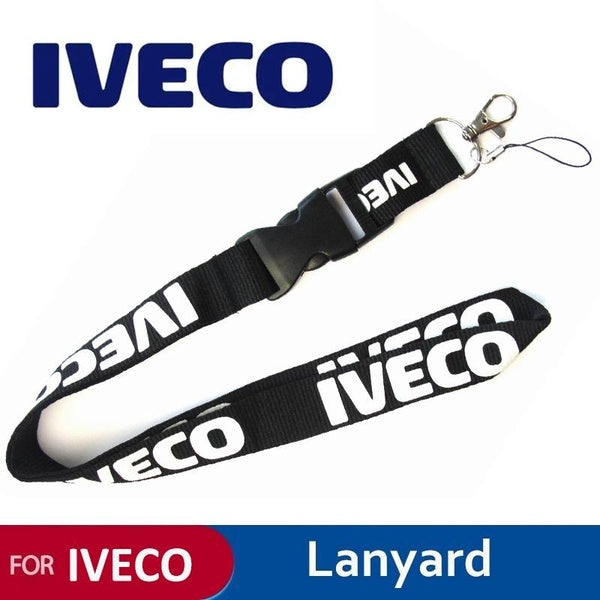Porte-clés avec Logo de voiture, 1 pièce, lanière pour carte d'identité, pour IVECO Daily Stralis