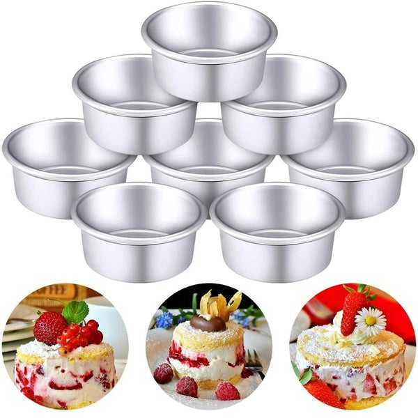 1PC Round Baking Mold Aluminum Cake Pan Non-stick Cheesecake Mould Bakeware Pastry Tool Kitchen Accessories OK 1297