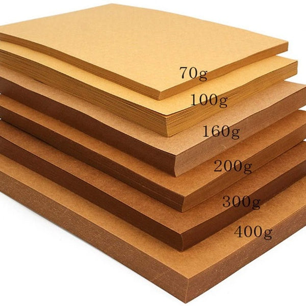 Rustic Kraft Stationary Paper, Letter Size A4(8.5 x 11 Inches, Brown, 100 Sheets),70 GSM