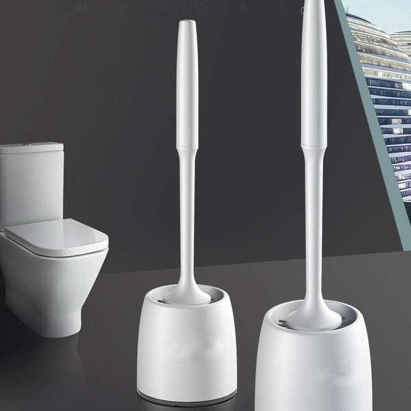 1PC Toilet Brush With Holder Silicone Long Handle Household Bathroom Cleaning Brush Wall Mounted Brushes for toilet QA 145
