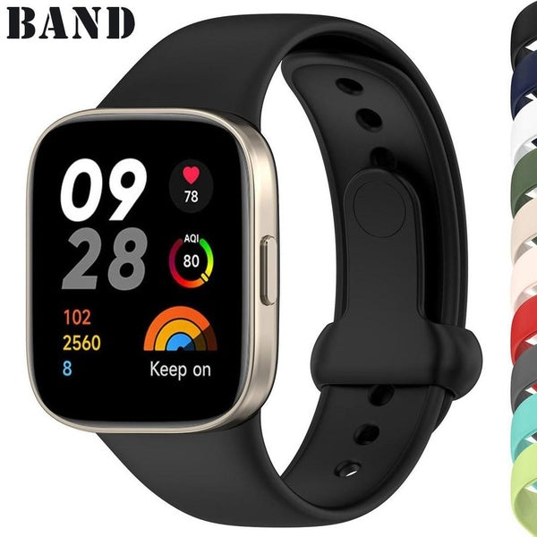 Silicone Strap For XiaoMi Redmi Watch 3 for Mi Watch Lite 3 for Mi Redmi Watch 3 Soft Sport Replacement Accessories Wristband Belt Bracelet Band Matron Inn