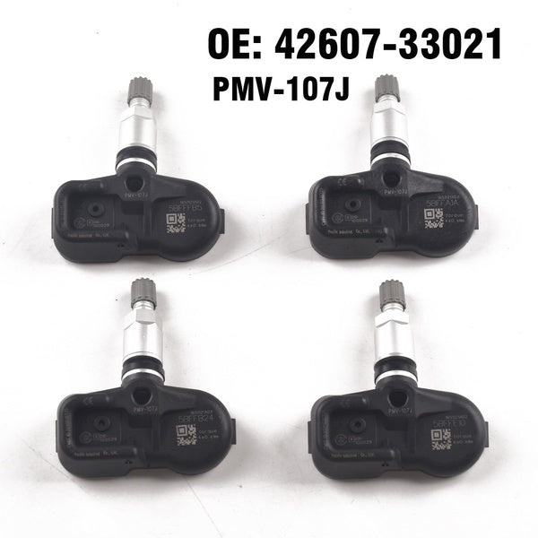 4 PCS Car Tire Pressure Monitor Sensor TPMS 315MHz PMV-107J for Toyota Prius Rav4 Yaris Corolla