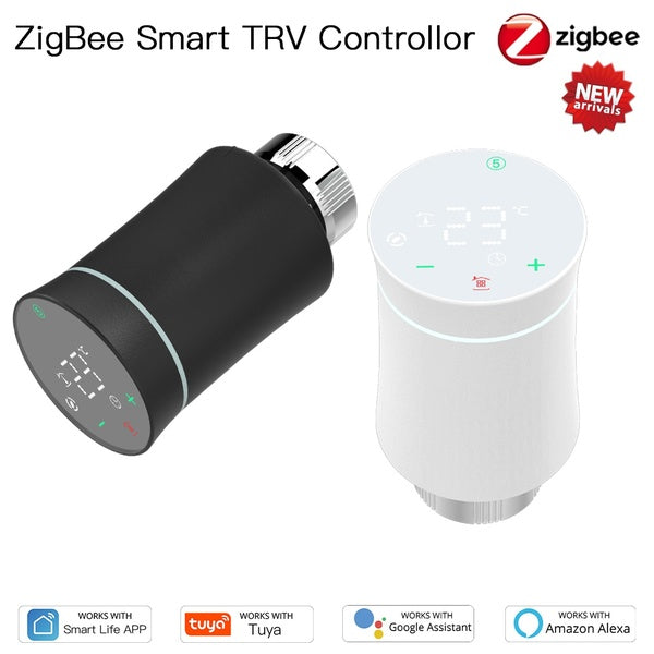 Moes Tuya ZigBee3.0 nouvelle vanne d'actionneur de radiateur Thermostat programmable intelligent chauffage de température TRV Alexa commande vocale