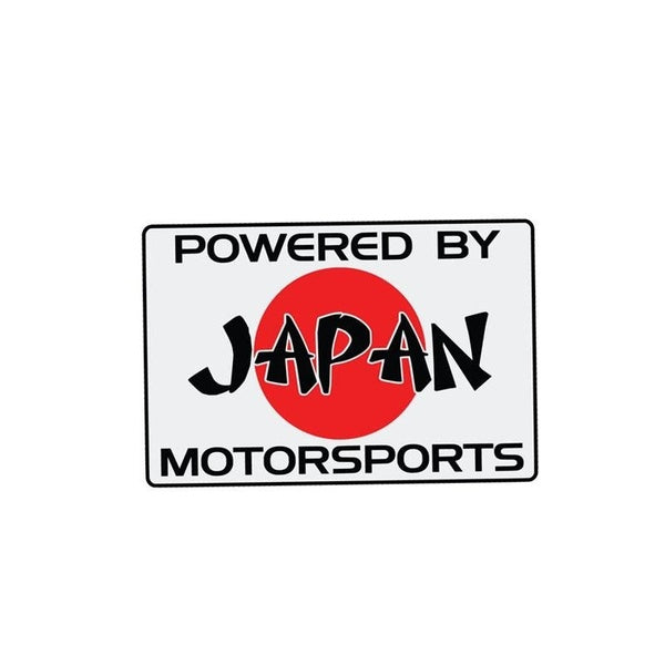 11.2CM*7.5CM Creative POWERED BY JAPAN MOTORSPORTS Decal Car Sticker