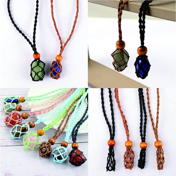 Longueur réglable adaptée aux bijoux à bricoler soi-même collier cristal de Quartz corde de collier en pierre originale pour remplacer la corde de co
