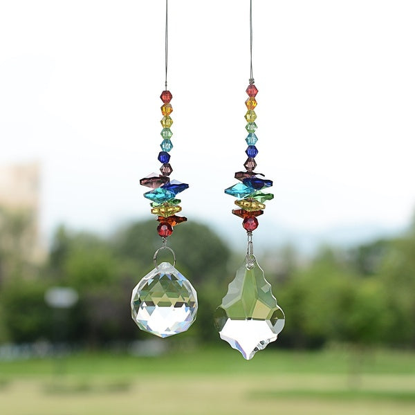 Beautiful Crystal Ball Suncatcher Rainbow Maker Window Hanging Ornamentr Home Garden Decor