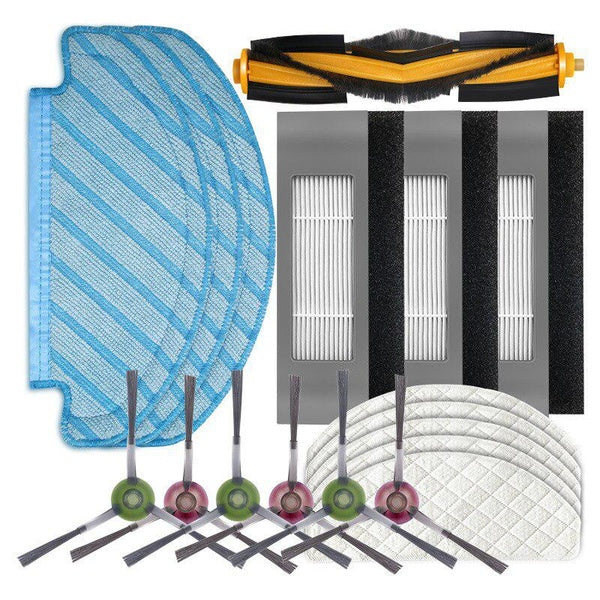 Filter Side Brush Mop Cloth Set for Ecovacs Deebot Ozmo T8 AIVI Vacuum Cleaner Parts Replacement Household Accessories