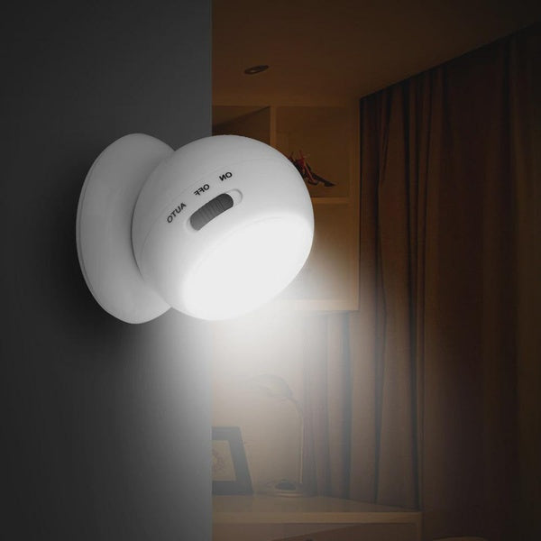 New Super Bright 360° LED PIR Motion Sensor Night Light USB Rechargeable Magnet Wall Lamp Auto-sensing Book Table Lamp for Toilet Kitchen Stairs