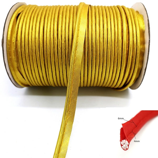 5 Yards Edge Sewing Ribbon Cord Rope for Sheets Sofa Curtains Hats Clothes Various Fabric Sewing DIY