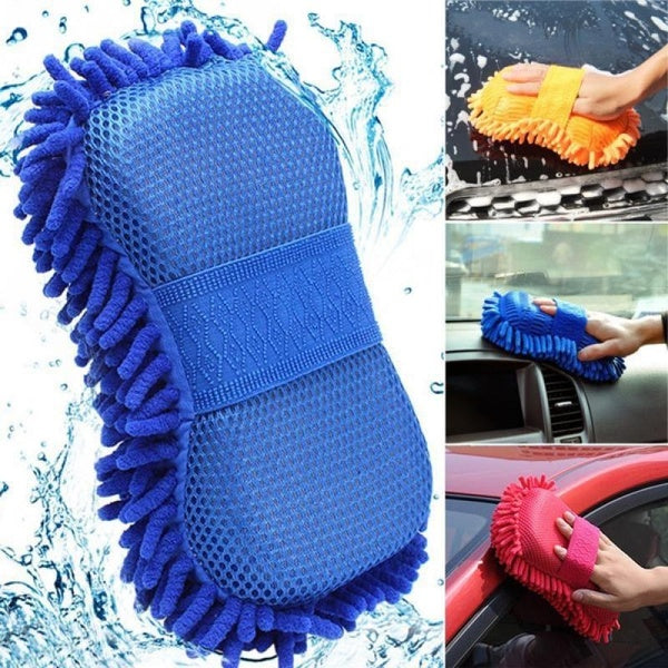 Car Wash Sponge Block Large Absorbent Decontamination Car Wash Shop Cleaning Supplies Cotton Block Beauty Waxing Rag Car Care Detailing Brushes Washi