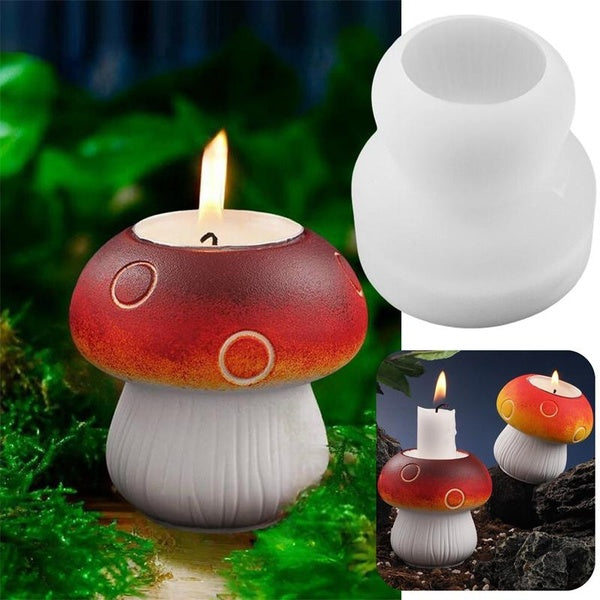 Silicone Mold for Mushroom Shape Holders Craft Making