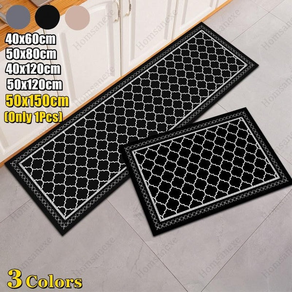 3 Colors Household Supplies Premium Indoor Door Mat Waterproof Non-Slip Kitchen Mats and Rugs Comfort Rug for Kitchen Floor Home Office Sink Laundry