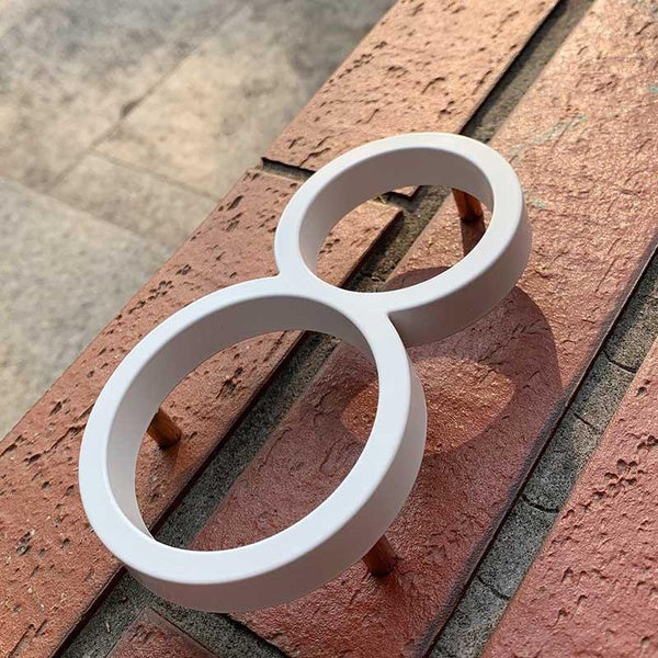 125mm Exterior House Numbers Letters White Address Signs Metal Doorplates Outdoor Garden Floating Sign Plates For Home Mailbox