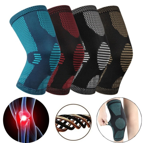 1pc-2pcs Copper Knee Compression Sleeves for Women & Men Sports Support Pads Warm Keeping Joint Injury Recovery Aid Arthritis Pain Relief Bracefor Ru