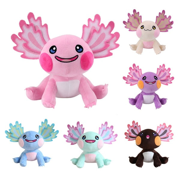 29cm Kawaii Axolotl Plush Toys Soft Axolotl Stuffed Animals Plushies Anime Cartoon Figure Dolls Cute Gift for Kids Room Decor