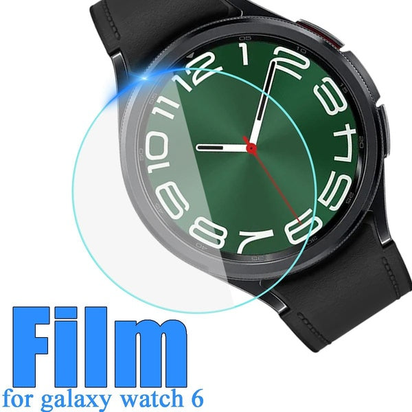 Tempered Glass Screen Protector for Samsung Galaxy Watch 6 40mm 44mm Galaxy Watch 6 Classic 43mm 47mm, HD Clear Film Hydraulic Accessories for Galaxy