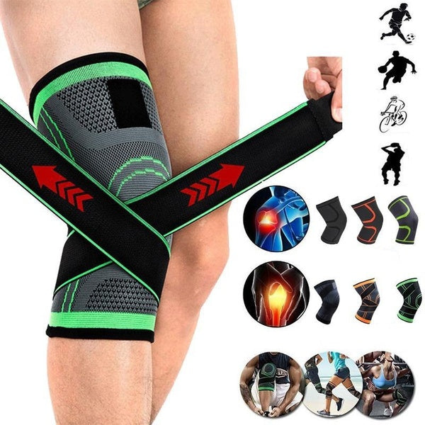 1pc Knee Support Compression Sleeve Brace Sport Strap Joint Pain Relief Arthritis