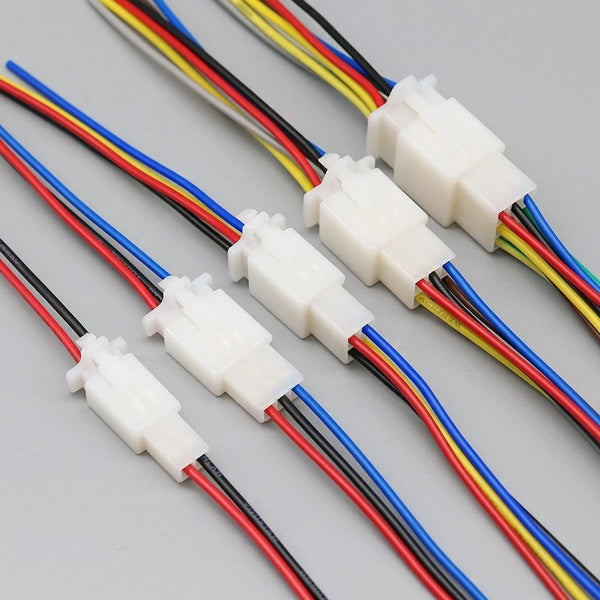 4 set-lot 2.8mm 1-2-3-4-6-9 pin Automotive Quick connection Electrical wire connector Male Female cable terminal plug Kits Motorcycle