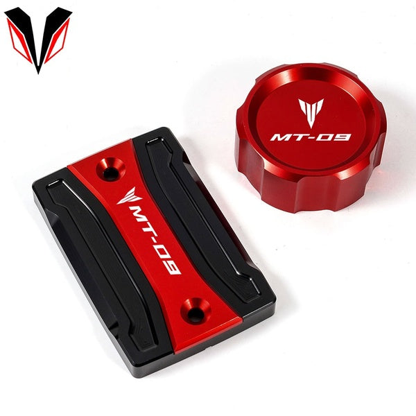 Motorcycle Front Brake Fluid Reservoir Cap Rear Fluid Cylinder Cover For Yamaha MT09 MT-09 mt 09 2014-2021 2020 2019
