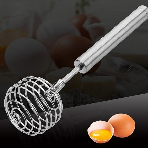 1PC Stainless Steel Manual Whisk Frother Easy Blender And Mixer Cream Whipper Egg Beater Hot Drink Foamer Stirrer KX 145