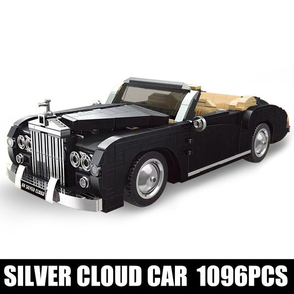 2021 NEW 1964 RR Sliver Cloud Car Model Building Blocks Assembly Bricks Kids Educational Toys Christmas Gifts