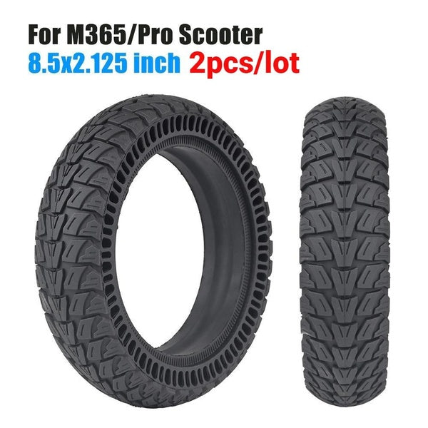 2 pièces pneus solides pour Scooter électrique Xiaomi M365 Pro Mijia Mi 1S Pro 2 Scooter essentiel 8.5 pouces pneu en caoutchouc roue 8.5''