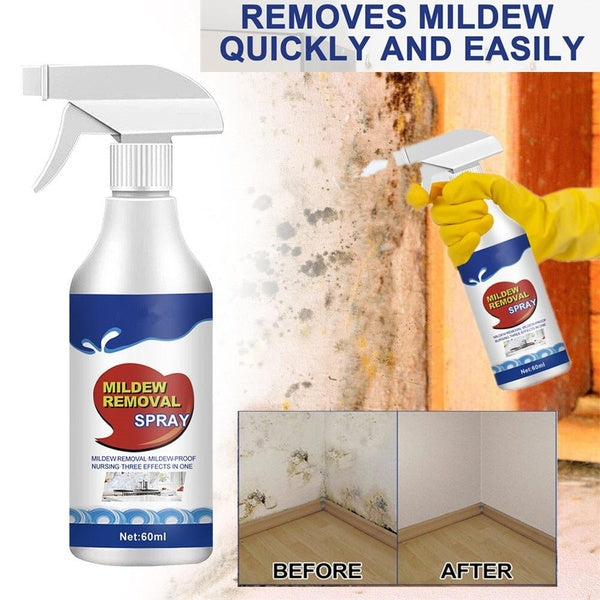 Household Mildew Cleaner Mold Spray Mildew Remover Spray Removal Mould for Wall Tile Toilet Seat Wash Basin 1-2pcs