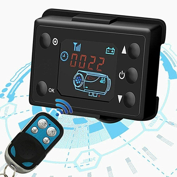 12V 24V Car Truck LCD Monitor Switch + Remote Control For Air Diesel Heater Parking Heater