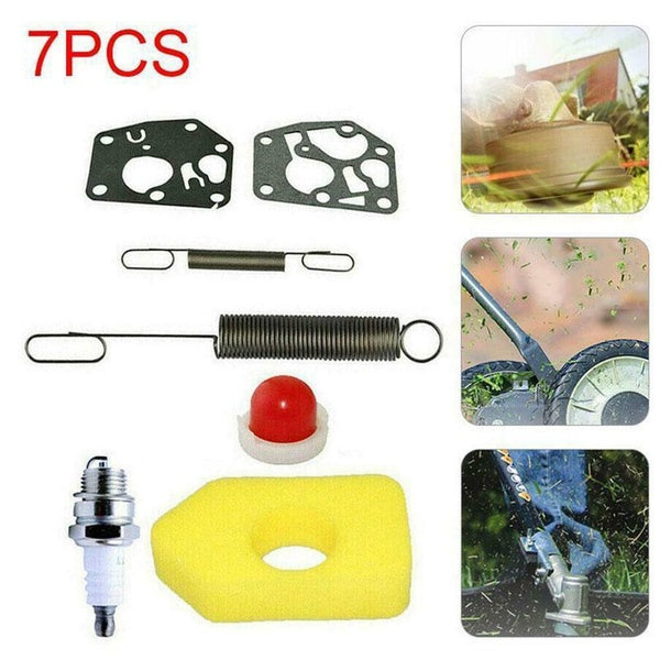 7PCS Lawn Mower Carburetor Repair kit Service Kit for Briggs & for Stratton for Classic and for Sprint engines