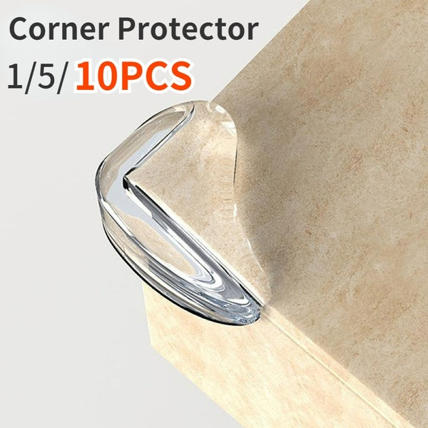 Child Safety Silicone Corner Protector Soft PVC Desk Table Guard Edge Protection Cover Anti-Collision Angle Safe Cushion