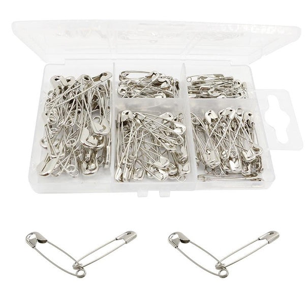 150pcs High Quality Safety Pins Paper Clip DIY Sewing Tools Gold Silver Metal Needles Large Safety Pin Brooch Accessories