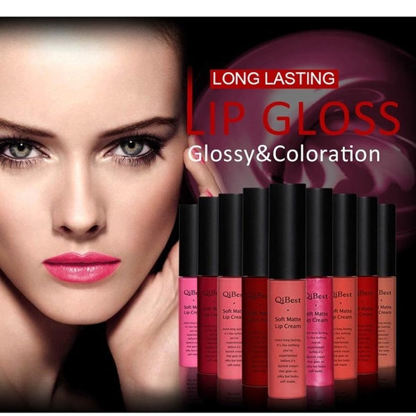 13 Color Choose Women Girls Cosmetic Makeup Lip Gloss Long Lasting Moisturizer Waterproof Matte Velvet Liquid Lipstick