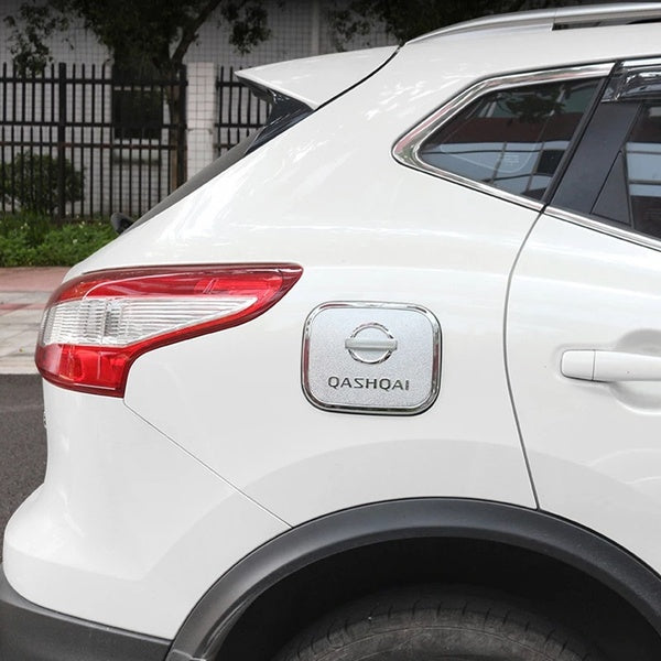 For Nissan Qashqai J11 2015 2016 2017 2018 2019 2020 ABS Chrome Car Exterior Decoration Sticker Tank Cover Fuel Filler Gas Cap Lid Molding Car Stylin