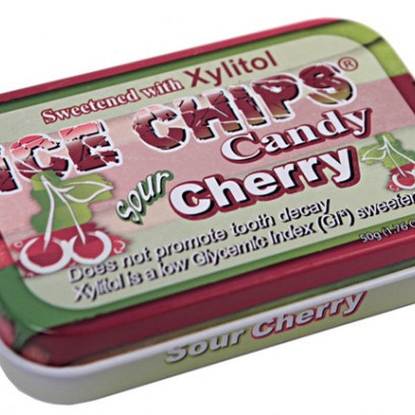 Ice Chips Candy Sour Cherry 1,76 oz par Ice Chips Candy