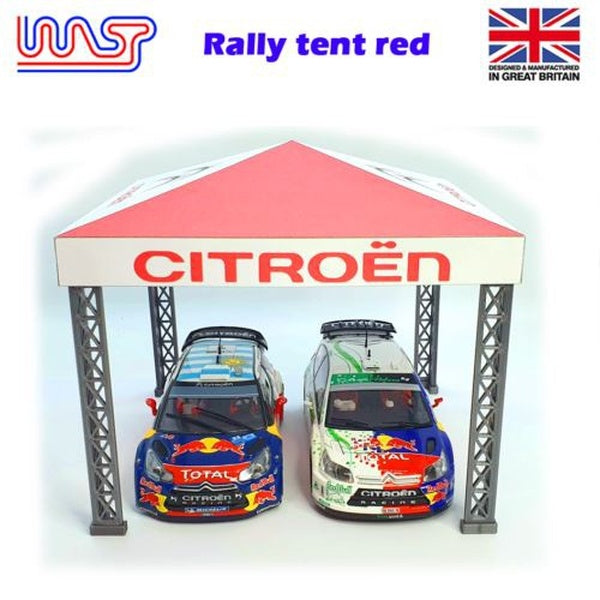 Slot Car Trackside Scenery Rally Service Tent Red 1:32 Scale WASP