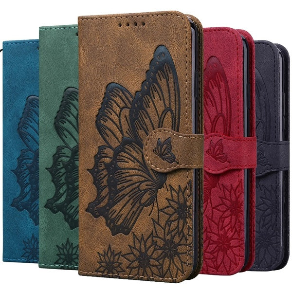 Flip Leather Case For IPhone 15 14 13 12 Pro Max 12mini 11 Pro Max 6 s 7 8 Plus SE2020 X XR Xs Max Fundas Card Holder Phone Cases Samsung Galaxy S24