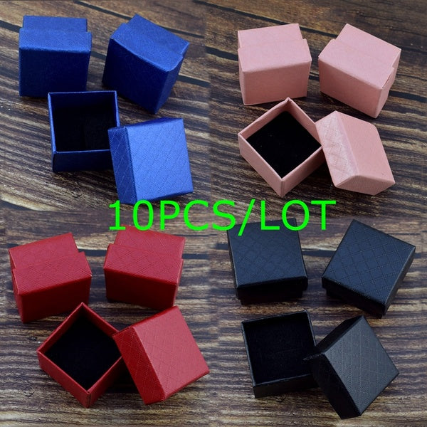 Small Box Small Gift Boxes Box Case Package Jewelry Ring Earrings Bracelet Necklace Pendant Gift Boxes 10 PCS Lot