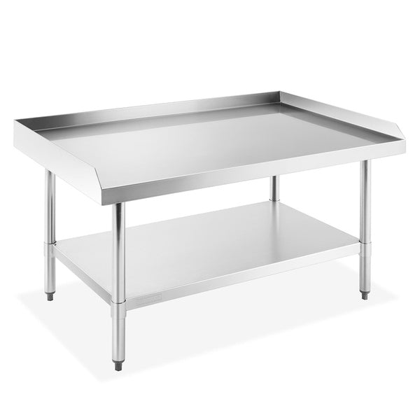 NSF Stainless Steel Equipment Grill Tables with Undershelf by GRIDMANN