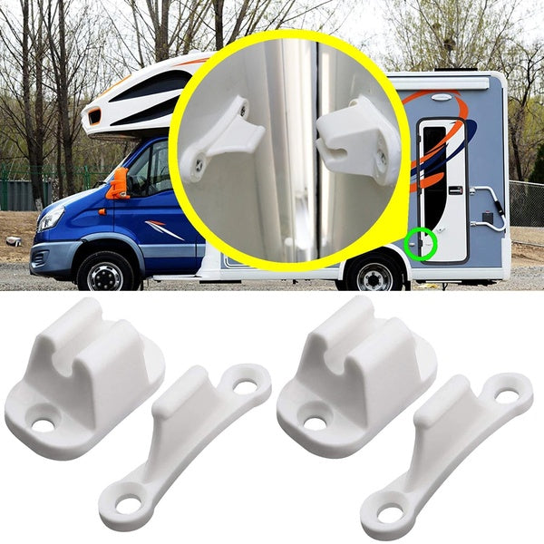 2pcs Camper Door Retainer Catch Caravan Motorhomes Boat RV Stopper Clip Stay Holder Latch RV Motorhome Boat Replacement Parts