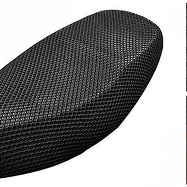 XL Noir Moto Scooter Net Maille Siège Pleine Couverture Coussin Protecteur Respirant