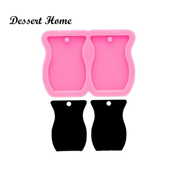 DY0783 Super Glossy Vase Mold for Earring - Craft Epoxy Resin Molds - Scentsy Jar Silicone Mold - DIY Silicon Jewelry Resin Casting Molds