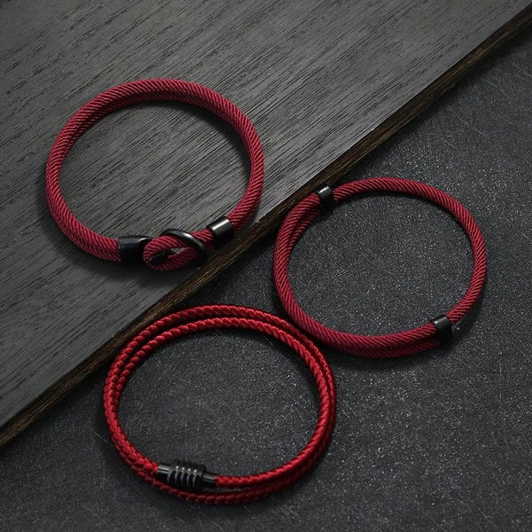 Noter Economic 3Pcs-Set Men Bracelet 4mm Keel Rope Survival Braslet Homme Casual Accessories Gift For Him Pulsera Hombre Matron Inn