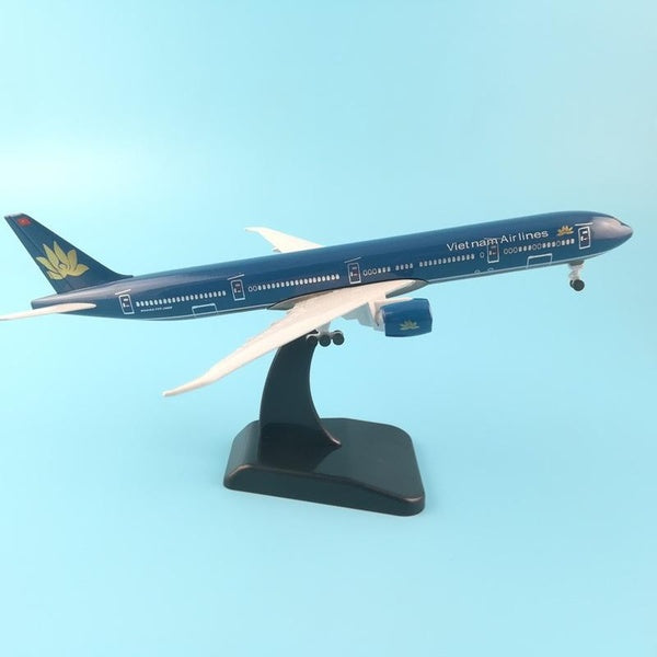1:350 Scale 20cm Aircraft Model Alloy Plane Toy Diecast Airplane Boeing 777 Vietnam Airlines for Gift Collection Home Office Decoration