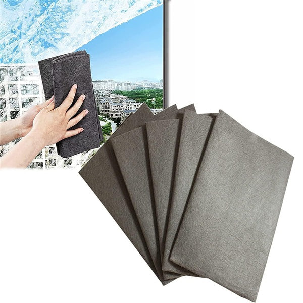 5pcs Thickened Magic Cleaning Cloth, All-Purpose Microfiber Cleaning Towels, Streak Free Reusable Microfiber Cleaning Rags for Dusting, Windows, Glas