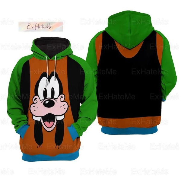 Goofy 3D Hoodie Long Sleeved Winter